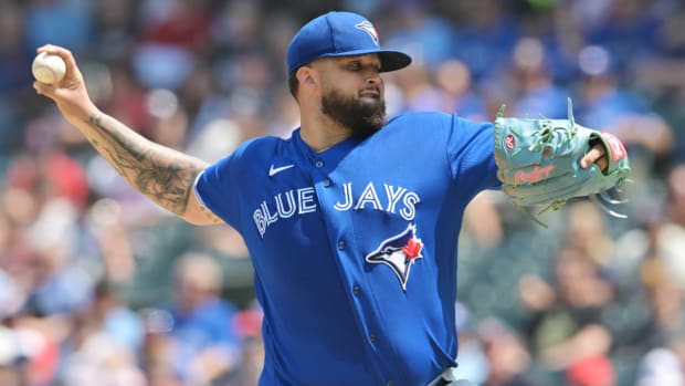 Toronto Blue Jays pitcher Alek Manoah